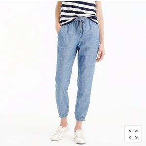 JCrew Point Sur Seaside Pant in Chambray